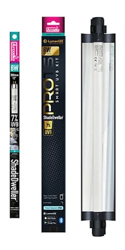 Arcadia - Luminaire Pro T5 Uvb Kit Shadedweller 7% Uvb 8 Watt - Réptiles