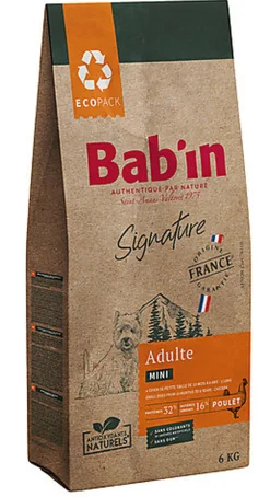 Bab'in - Croquettes Poulet pour Chien Mini