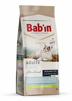 Bab'in - Croquettes SELECTIVE LIGHT pour Chat - 2Kg