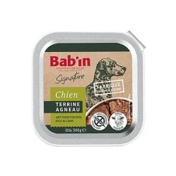 Bab'in - Terrine à l'Agneau pour Chiens  - 300g