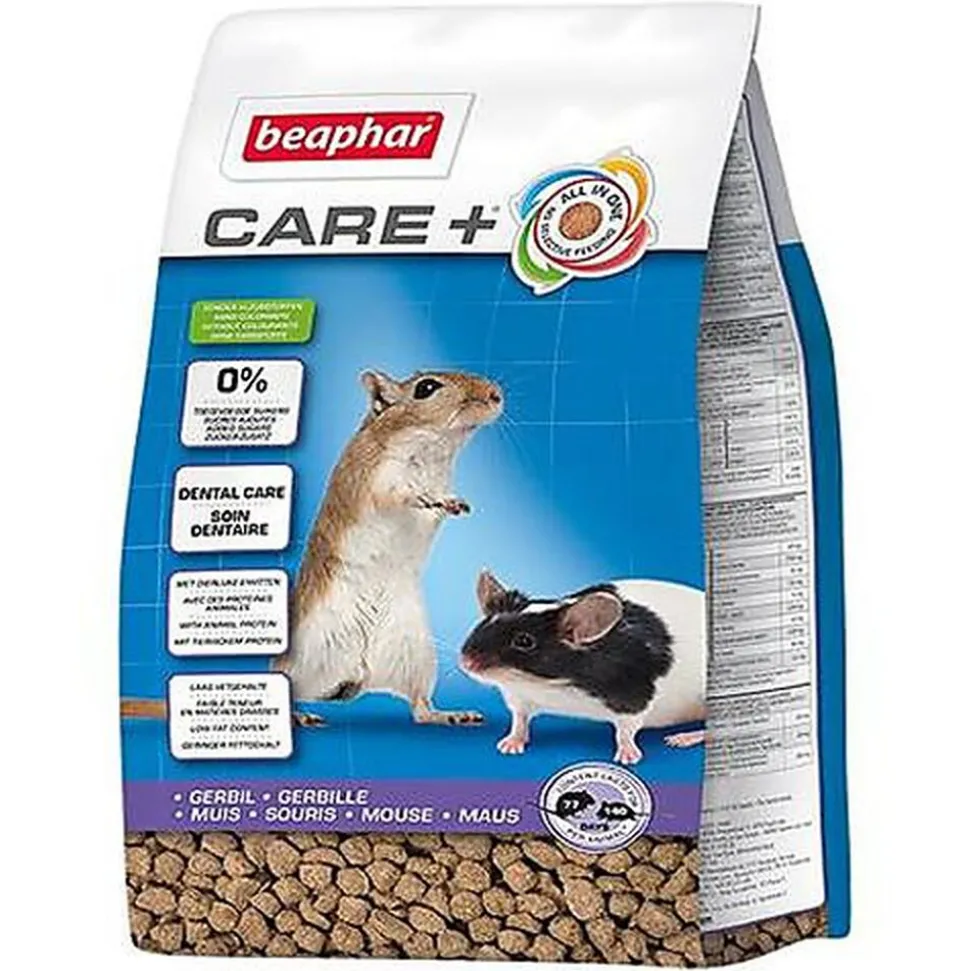 Beaphar - CARE+ alimentation premium complète extrudée All-in-one pour gerbille et souris - 700 g