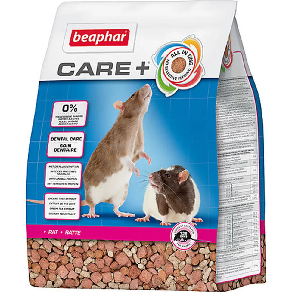 Beaphar - CARE+ alimentation premium complète extrudée All-in-one pour rat - 1.5 kg