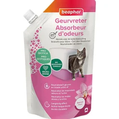 Beaphar - Granulés Absorbeurs d'Odeurs Parfum Orchidée pour Litière - 400g
