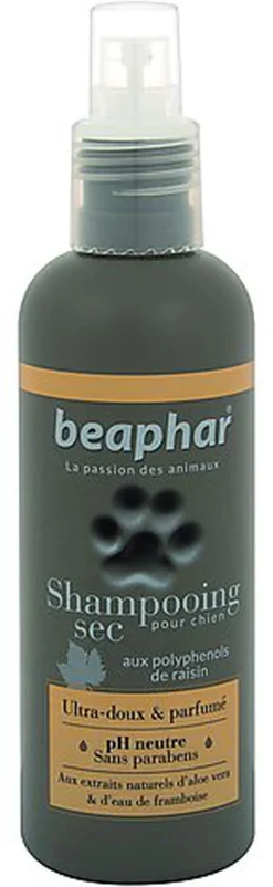 Beaphar - Spray Shampoing Sec Ultra-doux et Parfumé pour Chien - 200ml
