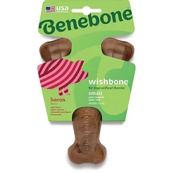 Benebone - Jouet Os à Mâcher Wishbone Bacon