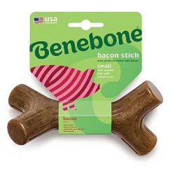 Benebone - Jouet Os à Mâcher Bacon Sticks