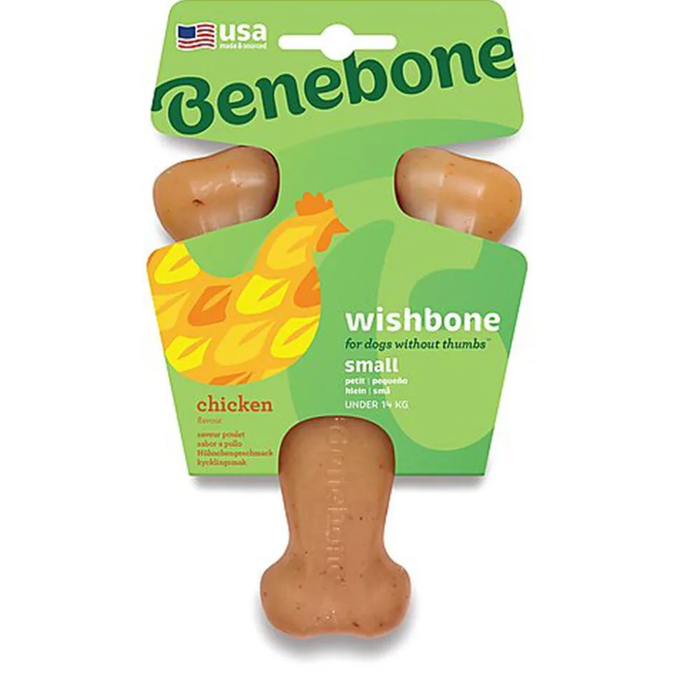 Benebone - Jouet Os à Mâcher Wishbone Poulet