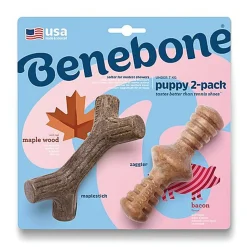 Benebone - Jouet Puppy Pack Maplestick-Zaggler Bacon