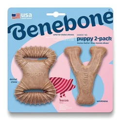 Benebone - Jouet Puppy Pack Dental Chew-Wishbone Bacon