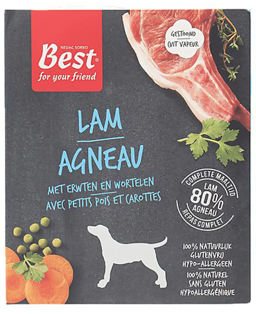 Best for your Friend - Repas à l'Agneau pour Chien - 395g