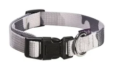 Bobby - Collier Camouflage Gris pour Chiens