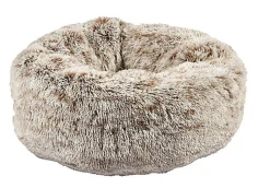 Bobby - Coussin Donut Fourrure Gris pour Chien et Chat - S