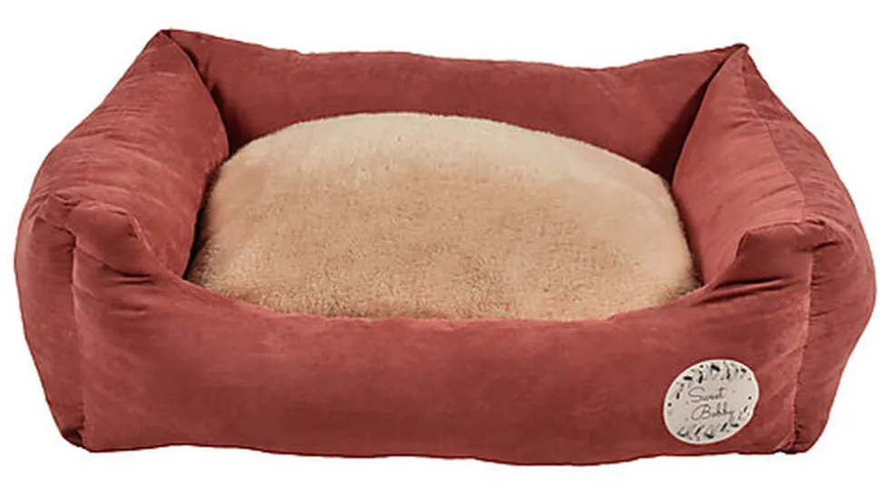Bobby - Coussin Donut Poilu Taupe pour Chien