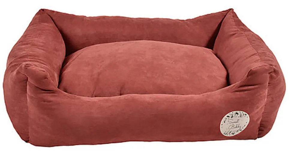 Bobby - Coussin Donut Poilu Taupe pour Chien