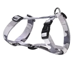 Bobby - Harnais Easy Camouflage Gris pour Chiens