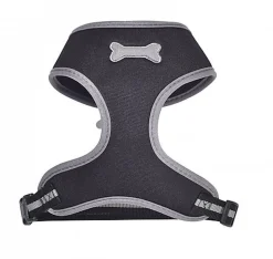 Bobby - Harnais Pap Arlequin en Nylon Noir pour Chien