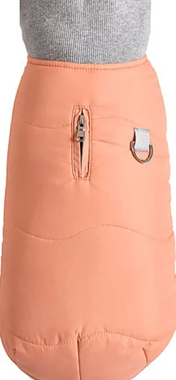 Bobby - Manteau Contraste Corail pour Chiens - L/48cm