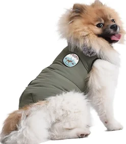 Bobby - Manteau Finlande Vert de Gris pour Chiens - 30cm/S
