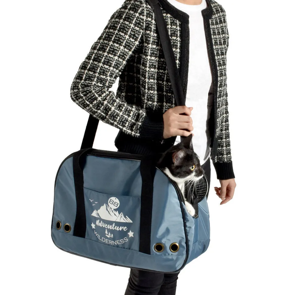 Bobby - Sac Aventure Bleu pour Chien - 45cm