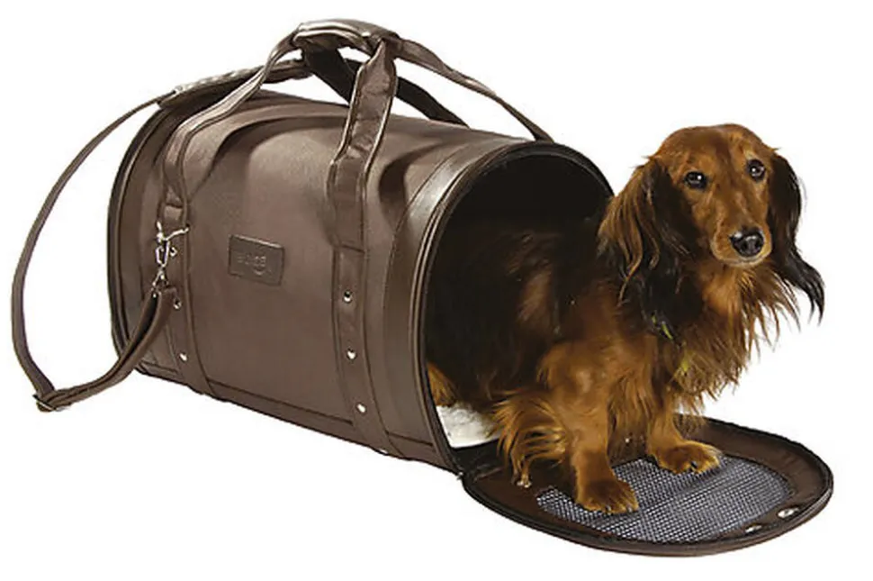 Bobby - Sac de Transport DEVIL pour Chien et Chat - Marron