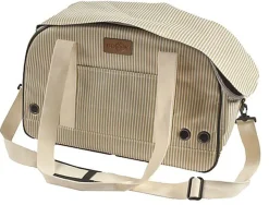 Bobby - Sac de Transport Tennis Beige pour Chiens et Chats - 45cm