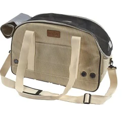 Bobby - Sac de Transport Tennis Beige pour Chiens et Chats - 45cm