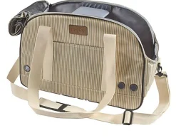 Bobby - Sac de Transport Tennis Beige pour Chiens et Chats - 45cm