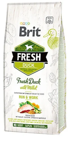 Brit - Croquettes Adult Energy Canard et Millet pour Chien
