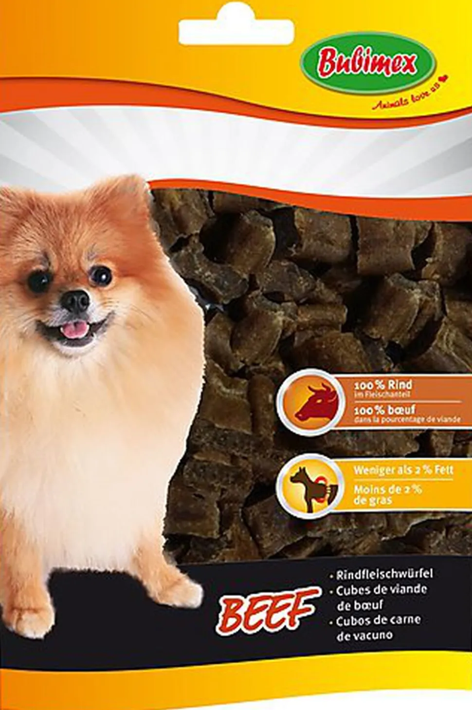Bubimex - Friandises Cubes Boeuf pour Chien - 80g