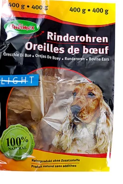 Bubimex - Friandises Oreilles de Boeuf pour Chien - 400g