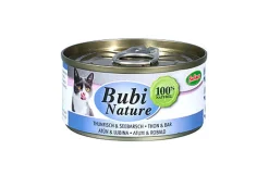 Bubimex - Pâtée Bubi Nature Thon et Bar pour Chats - 70g