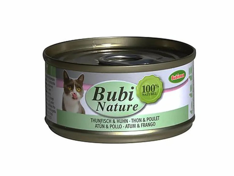 Bubimex - Pâtée Bubi Nature Thon et Poulet pour Chat - 70g