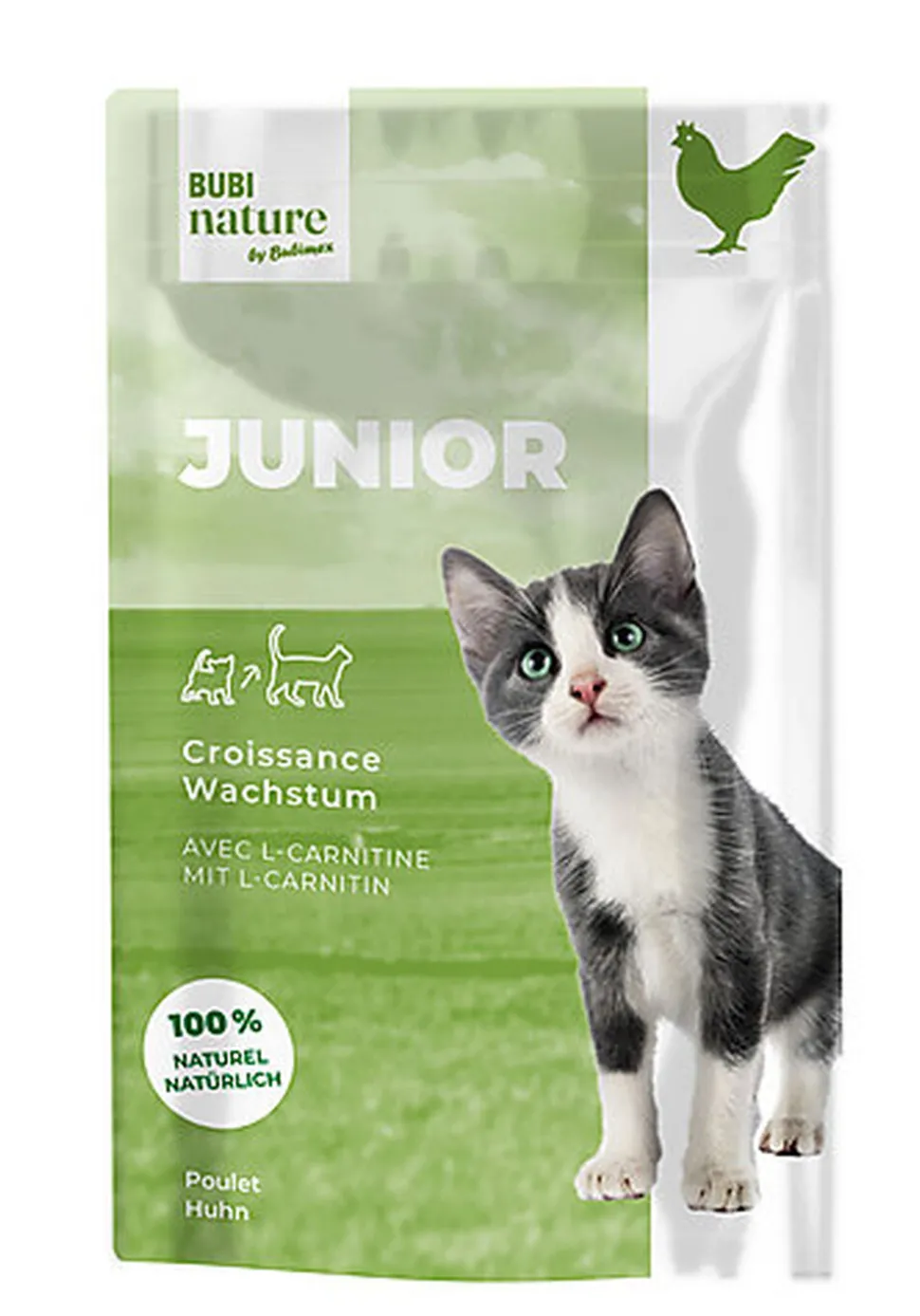 Bubimex - Pâtée Bubi Nature Junior Poulet pour Chat - 70g