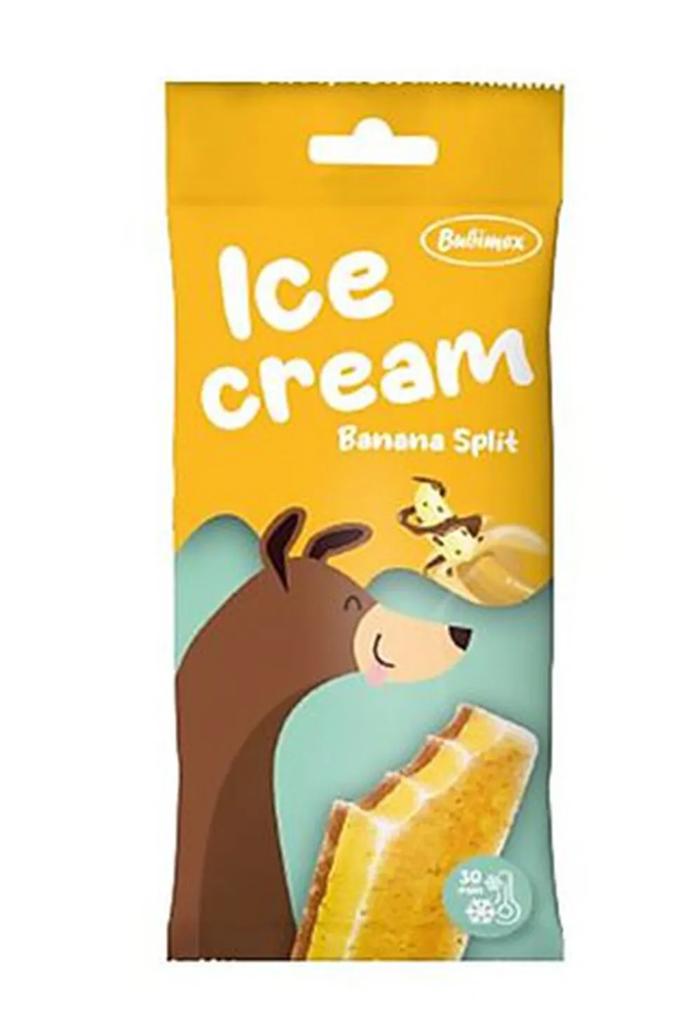 Bubimex - Snack Glace Banana Split pour Chiens - 50g