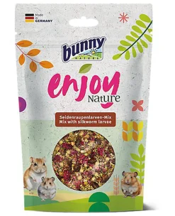 Bunny Nature - Snack Enjoy Nature Mélange aux Larves de Vers à Soie - 40g