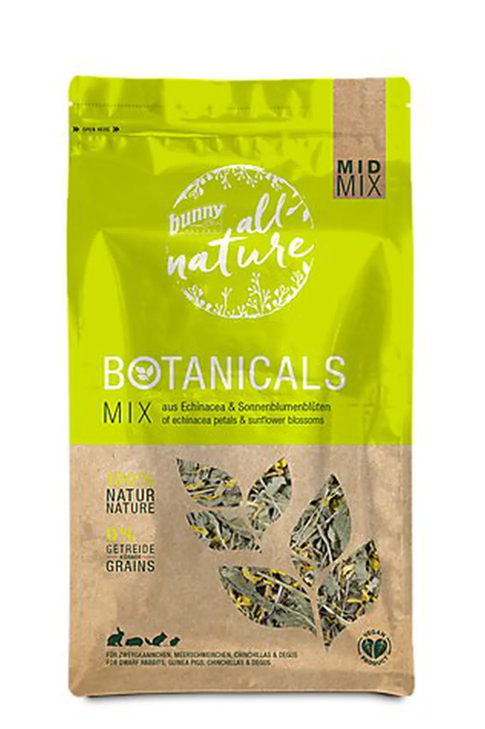BunnyNature - BOTANICALS MID MIX Mélange de pétales d'échinacéa et de tournesol - 140 g