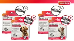 Canishield - Collier Anti-Puces Tiques pour Chien Petit et Moyen