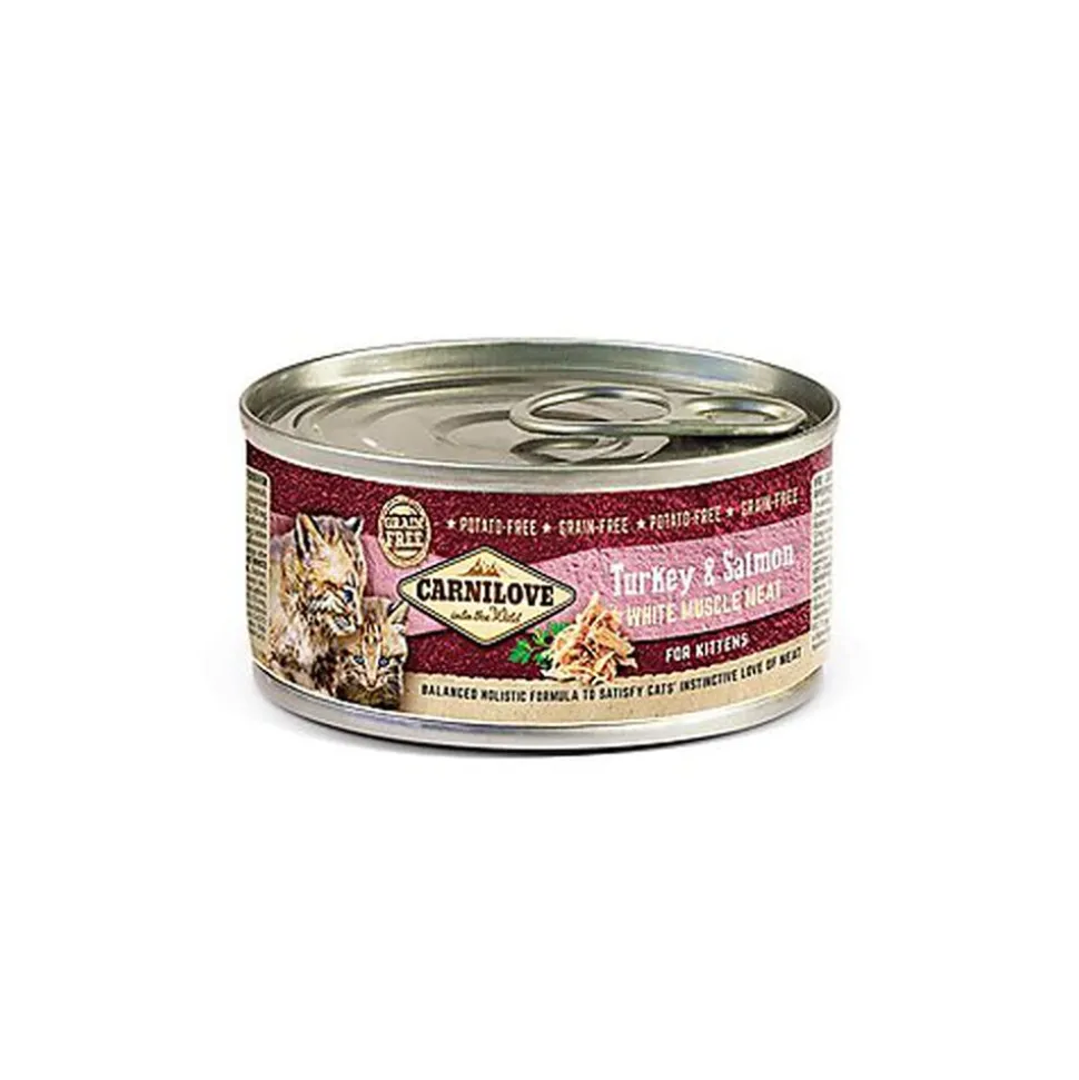 Carnilove - Chat Chaton Dinde & Saumon - Boite - 100g