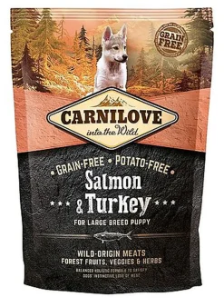 Carnilove - Croquettes Saumon et Dinde pour Grand Chiot