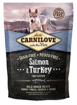 Carnilove - Croquettes Saumon et Dinde pour Chiot