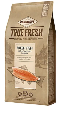 Carnilove - Croquettes True Fresh Adult au Poisson pour Chiens - 11,4Kg