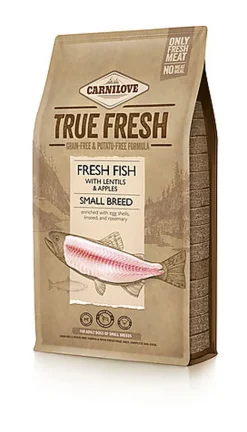 Carnilove - Croquettes True Fresh Small Adult au Poisson pour Petits Chiens - 1,4Kg