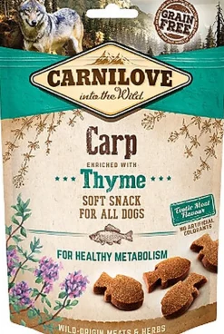 Carnilove - Friandises Semi-humide Carpe et Thym pour Chien - 200g
