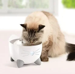Catit - Fontaine à eau Pixi Smart Wifi en Acier pour Chat - 2L