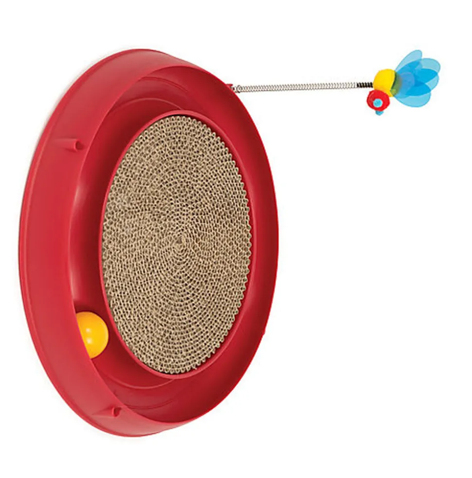 Catit - Jouet Play Circuit 3 en 1 pour Chats - Orange