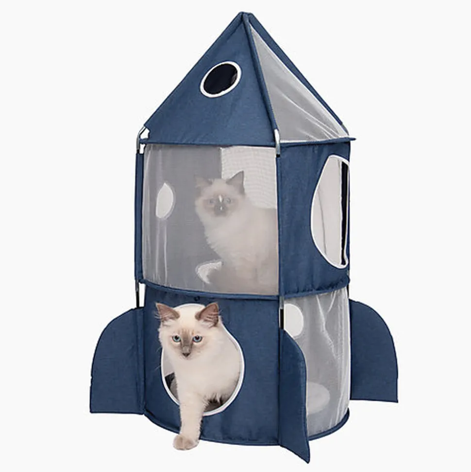 Catit - Vesper Rocket Ship - Bleu
