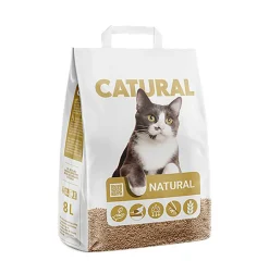 Catural - Litière Naturelle Biodégradable Agglomérante - 8L