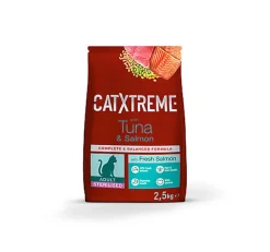 CatXtreme - Croquettes Thon Saumon pour Chat Adulte Stérilisé