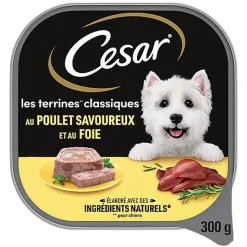 Cesar - Terrine au Poulet et au Foie pour Chiens - 300g