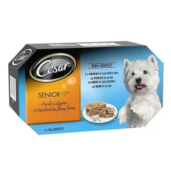 Cesar - Terrines Senior 10+ pour Chien Senior - 4x150g